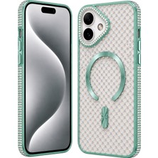 Nettech Apple iPhone 16 Uyumlu Taşlı Seri Arka Koruma Kılıf