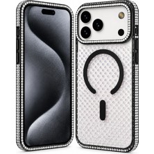 Nettech Apple iPhone 17 Pro Uyumlu Taşlı Seri Arka Koruma Kılıf