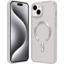 Nettech Apple iPhone 13 Uyumlu Taşlı Seri Arka Koruma Kılıf