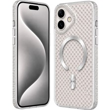 Nettech Apple iPhone 16 Uyumlu Taşlı Seri Arka Koruma Kılıf