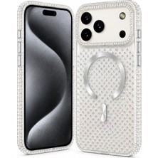Nettech Apple iPhone 17 Pro Max Uyumlu Taşlı Seri Arka Koruma Kılıf
