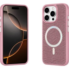 Nettech Apple iPhone 15 Pro Max Uyumlu Taşlı Seri Arka Koruma Kılıf