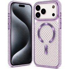 Nettech Apple iPhone 17 Pro Uyumlu Taşlı Seri Arka Koruma Kılıf