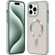 Nettech Apple iPhone 16 Pro Uyumlu Taşlı Seri Arka Koruma Kılıf