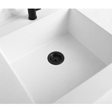 Titanium Design Siyah Lavabo Süzgeci/sifonu