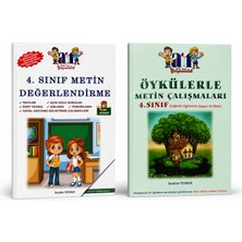 A1 Yayıncılık 4. Sınıf Öykülerle Metin Çalışmaları + Metin Değerlendirme 2 Kitap Set – Okuduğunu Anlama Türkçe Soru ve Test Kitabı