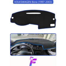 E-BİZ Volkswagen Bora (1997-2003) Uyumlu Torpido Örtüsü | Yansıma Önleyici | Tam Koruma | Hızlı Montaj K71