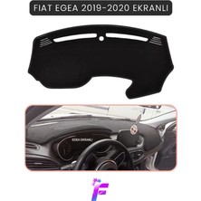 E-BİZ Fıat Egea (2019-2020) Ekranlı Uyumlu Torpido Örtüsü | Çatlama ve Isıya Karşı Tam Koruma | TB24