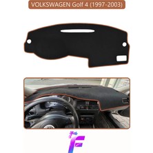 E-BİZ Volkswagen Golf 4 (1997-2003) Uyumlu Torpido Örtüsü | Yansıma Önleyici | Koruma | Hızlı Montaj | K82