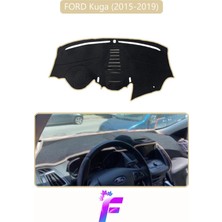 E-BİZ Ford Kuga (2015-2019) Araca Özel Torpido Örtüsü | Kolay Montaj | Güneşten Korur | Oto Aksesuar | F13