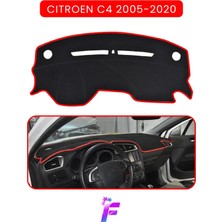 E-BİZ Cıtroen C4 (2005-2020) Uyumlu Ön Göğüs Örtüsü | Yansıma Önleyici | Kolay Montaj | Oto Aksesuar |TA63