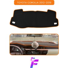 E-BİZ Toyota Corolla (2012-2018) Araca Özel Torpido Örtüsü | Ön Göğüs Kılıfı | Tam Koruma | Tam Uyum | B40