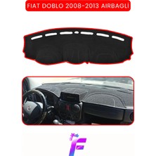 E-BİZ Fıat Doblo Aırbagli (2008-2013) Uyumlu Torpido Örtüsü | Kolay Montaj | Tam Koruma | Tam Uyum | E33