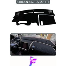 E-BİZ Cıtroen Cactus (2013+) Uyumlu Torpido Örtüsü | Hızlı  Montaj | Kaymaz Tasarım | Tam Uyum | D80