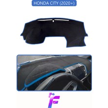 E-BİZ Honda Cıty (2020+) Uyumlu Torpido Örtüsü | Yansıma Önleyici | Kolay Montaj | Tam Koruma | F47
