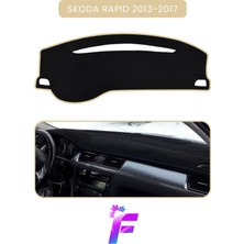 E-BİZ Skoda Rapid (2013-2017) Araca Özel Torpido Örtüsü | Ön Göğüs Kılıfı | Tam Koruma | Tam Uyum | A79