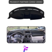 E-BİZ Peugeot Partner (2002-2008) Uyumlu Torpido Örtüsü | Çatlama ve Isıya Karşı Tam Koruma | A6