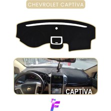E-BİZ Chevrolet Captiva (2008-2011) Torpido Kılıfı | Yansıma ve Isı Engeller| Kolay Montaj | TA19