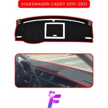 E-BİZ Volkswagen Caddy (2015-2021) Torpido Örtüsü | Araca Özel Üretim | Kolay Montaj | Tam Uyum| B81