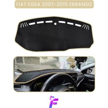 E-BİZ Fıat Egea (2007-2015) Ekransız Araca Özel Torpido Örtüsü | Ön Göğüs Kılıfı | Tam Koruma | TB13