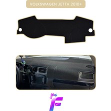 E-BİZ Volkswagen Jetta (2010-2020) Torpido Örtüsü | Güneşten, Isıdan, Çatlamadan Korur | Tam Uyum | C19