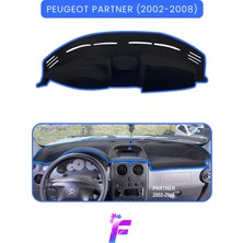 E-BİZ Peugeot Partner (2002-2008) Uyumlu Torpido Örtüsü | Çatlama ve Isıya Karşı Tam Koruma | A5