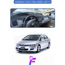 E-BİZ Honda Cıvıc Fd6 (2005-2011) Uyumlu Torpido Örtüsü | Yansıma Önleyici | Hızlı Montaj | Koruma | F71