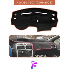 E-BİZ Peugeot 307 (2001-2008) Araca Özel Torpido Örtüsü | Ön Göğüs Kılıfı | Tam Koruma | Oto Aksesuar |T94
