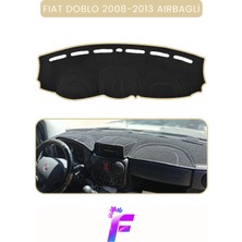 E-BİZ Fıat Doblo Aırbagli (2008-2013) Uyumlu Torpido Örtüsü | Kolay Montaj | Tam Koruma | Tam Uyum | E31