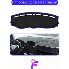 E-BİZ Fıat Doblo Aırbagli (2008-2013) Uyumlu Torpido Örtüsü | Kolay Montaj | Tam Koruma | Tam Uyum | E35