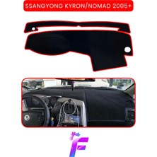 E-BİZ Ssangyong Kyron (2005+) Uyumlu Torpido Örtüsü | Araca Özel Üretim | Kolay Montaj | Kaymaz | A87
