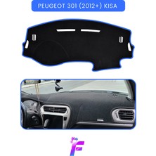 E-BİZ  Peugeot 301 (2012+) Kısa Kasa Uyumlu Torpido Örtüsü | Çatlama ve Isıya Karşı Tam Koruma | T83