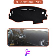 E-BİZ  Peugeot 301 (2012+) Uzun Kasa Uyumlu Torpido Örtüsü | Çatlama ve Isıya Karşı Tam Koruma | T88