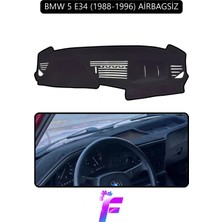 E-BİZ Bmw E34 Airbagsiz (1988-1996) Torpido Örtüsü | Güneşten Korur | Kolay Montaj | Tam Uyum | C96