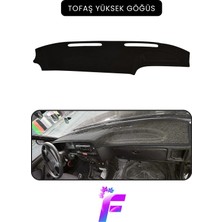 E-BİZ Tofaş Yüksek Göğüs Uyumlu Torpido Örtüsü | Araca Özel Üretim | Kolay Montaj | Torpido Kılıf | B6