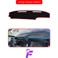 E-BİZ Tofaş Yüksek Göğüs Uyumlu Torpido Örtüsü | Araca Özel Üretim | Kolay Montaj | Torpido Kılıf | B3