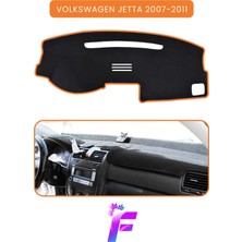 E-BİZ Volkswagen Jetta (2007-2011) Torpido Örtüsü | Güneşten, Isıdan, Çatlamadan Korur | Tam Uyum | C16