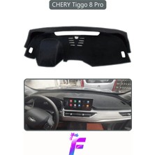 E-BİZ Chery Tiggo 8 Pro Torpido Örtüsü | Güneşten, Isıdan, Çatlamadan Korur | Tam Uyum | D44