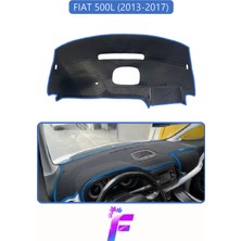 E-BİZ Fıat 500L (2013-2017) Uyumlu Torpido Örtüsü | Çatlama ve Isıya Karşı Tam Koruma | Oto Aksesuar | E41