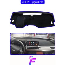 E-BİZ Chery Tiggo 8 Pro Torpido Örtüsü | Güneşten, Isıdan, Çatlamadan Korur | Tam Uyum | D47