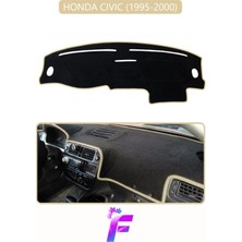 E-BİZ Honda Cıvıc (1995-2000) Uyumlu Torpido Örtüsü | Yansıma Önleyici | Kolay Montaj | Tam Koruma | F49