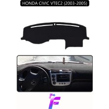 E-BİZ Honda Cıvıc Vtec2 (2003-2005) Uyumlu Torpido Örtüsü | Yansıma Önleyici | Hızlı Montaj | Koruma | F78