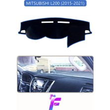 E-BİZ Mıtsubıshı L200 (2015-2021) Araca Özel Torpido Örtüsü | Kolay Montaj | Güneşten Korur | Koruma | H41