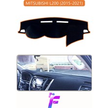 E-BİZ Mıtsubıshı L200 (2015-2021) Araca Özel Torpido Örtüsü | Kolay Montaj | Güneşten Korur | Koruma | H40