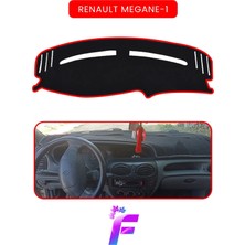 E-BİZ Renault Megane 1 Araca Özel Torpido Örtüsü | Ön Göğüs Kılıfı | Tam Koruma | Oto Aksesuar | A51