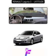 E-BİZ Renault Latıtude Uyumlu Torpido Örtüsü | Yansıma Önleyici | Tam Koruma | Hızlı ve Kolay Montaj | J96