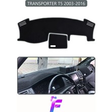 E-BİZ Volkswagen T5 (2003-2016) Uyumlu Torpido Örtüsü | Yansıma Önleyici | Tam Koruma | Hızlı Montaj | K62