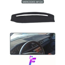 E-BİZ Mercedes W124 Uyumlu Torpido Örtüsü | Yansıma Önleyici | Kolay Montaj | Tam Koruma | H2