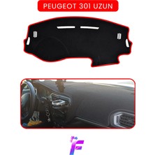 E-BİZ  Peugeot 301 (2012+) Uzun Kasa Uyumlu Torpido Örtüsü | Çatlama ve Isıya Karşı Tam Koruma | T87