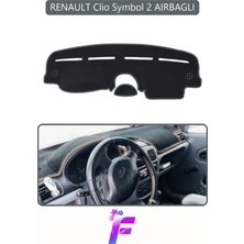 E-BİZ Renault Symbol 2 Uyumlu Torpido Örtüsü | Yansıma Önleyici | Tam Koruma | Kolay ve Hızlı Montaj | J68